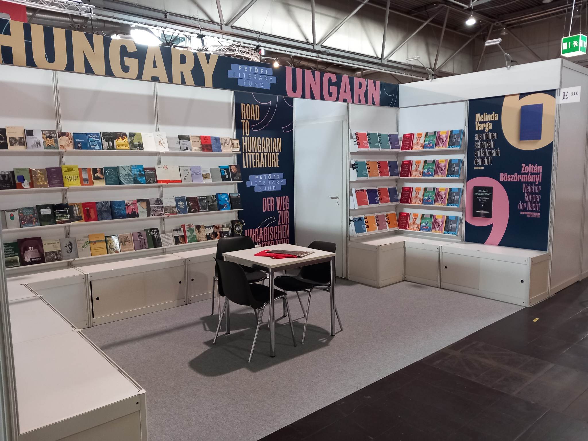 Barnás, Böszörményi, Kukorelly, Andrea Tompa and Melinda Varga at the Leipzig Book Fair